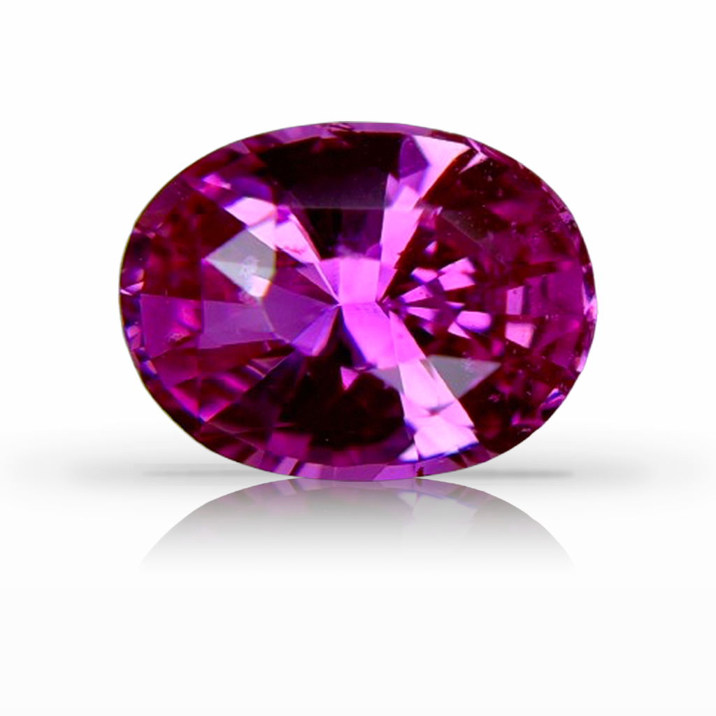 2.02ct Sapphire, Oval, Pink gemstone, 8.9 x 6.7MM, item #7559