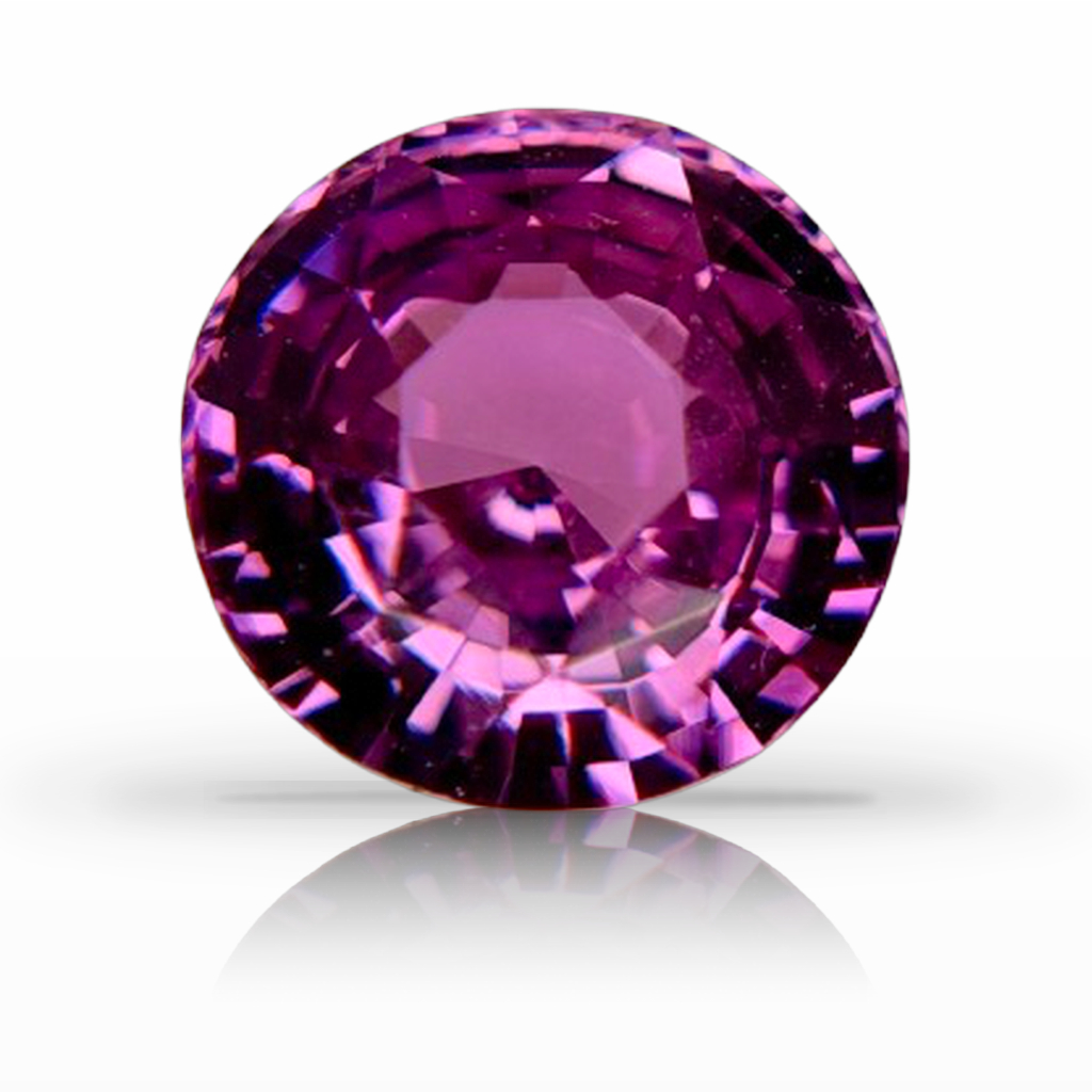 1.82ct Sapphire, Round, Pink, 6.9MM gemstone, 6.9MM, item #7567