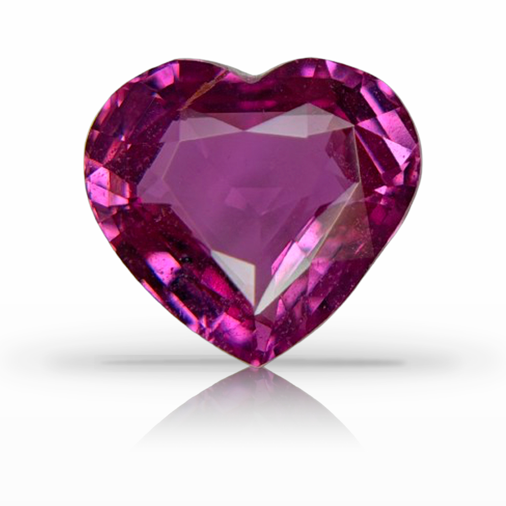 4.03ct Sapphire, Heart Shape, Pink gemstone, 10.2 x 9.3MM, item #7572