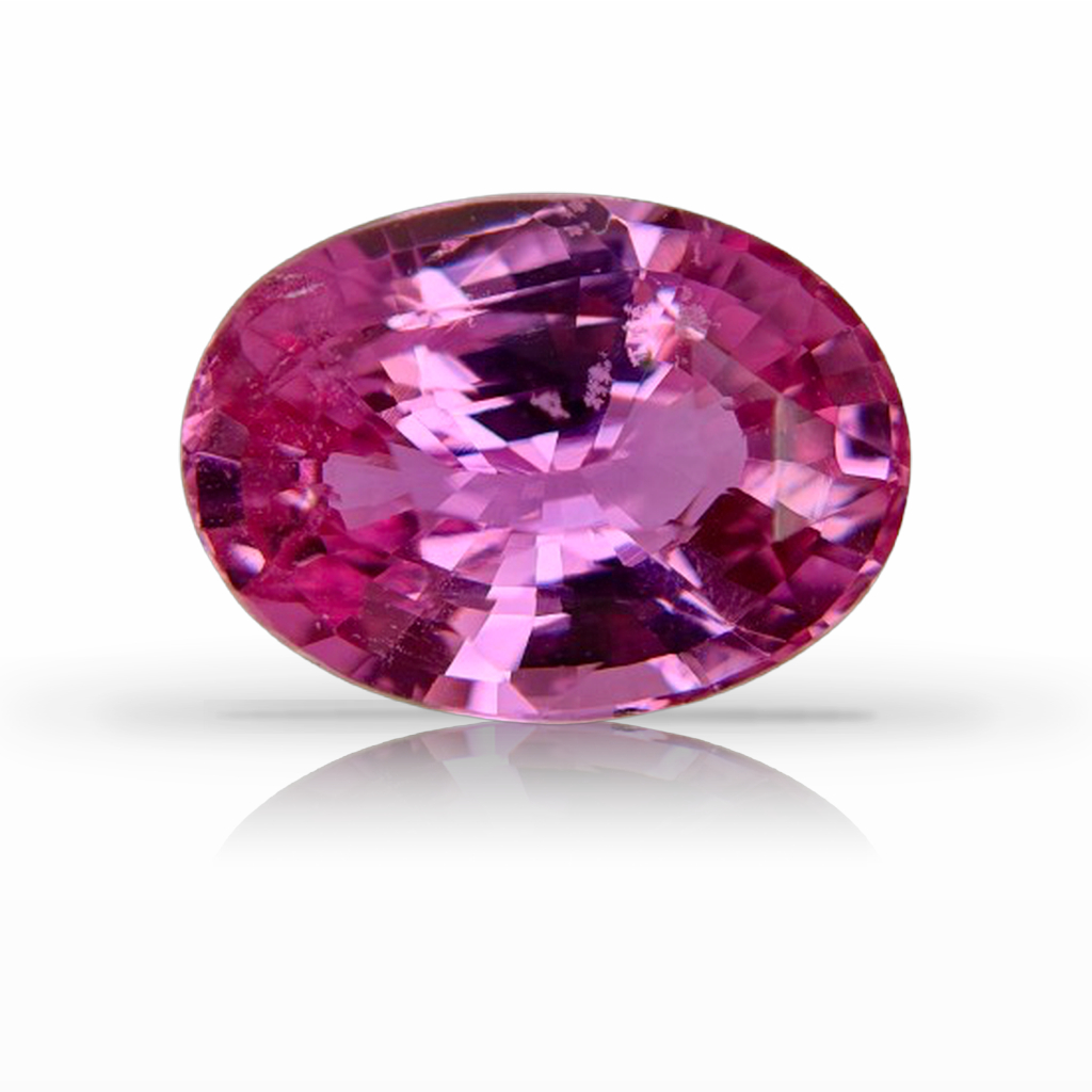 5.02ct Sapphire, Oval, Pink, No Heat