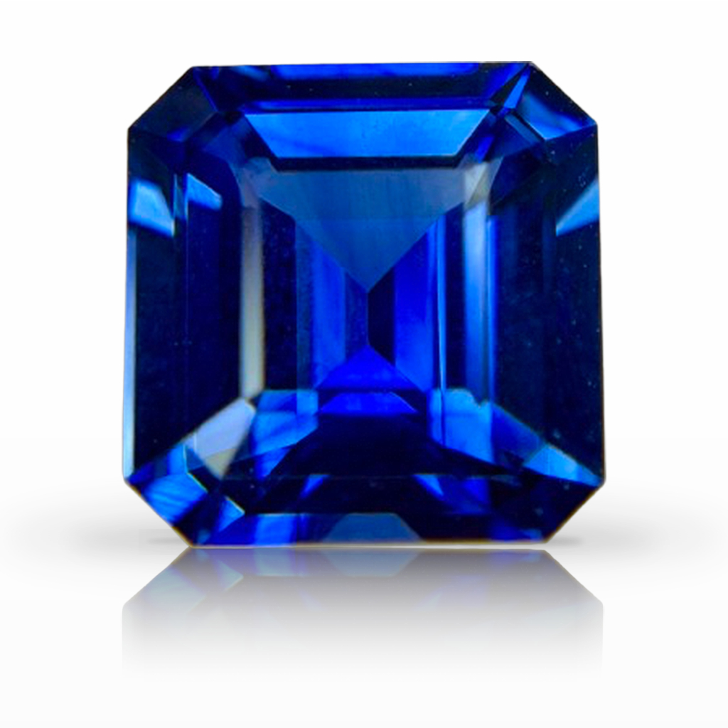 2.53ct Sapphire, Asscher, Blue gemstone, 7.9 x 7.7MM, item #7610