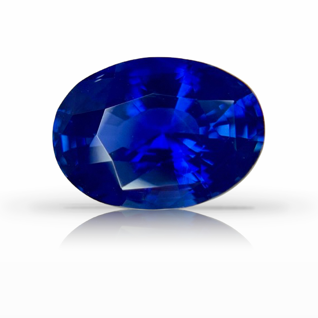 7.07ct Sapphire, Oval, Blue, No Heat gemstone, 13.1 x 9.5MM, item #7616