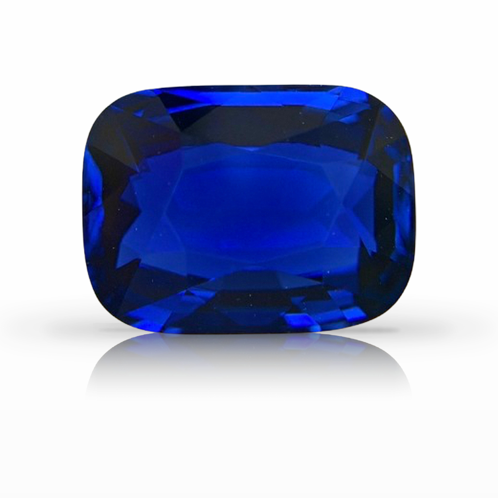 7.08ct Sapphire, Cushion, Blue, No Heat gemstone, 12.3 x 9.3MM, item #7617