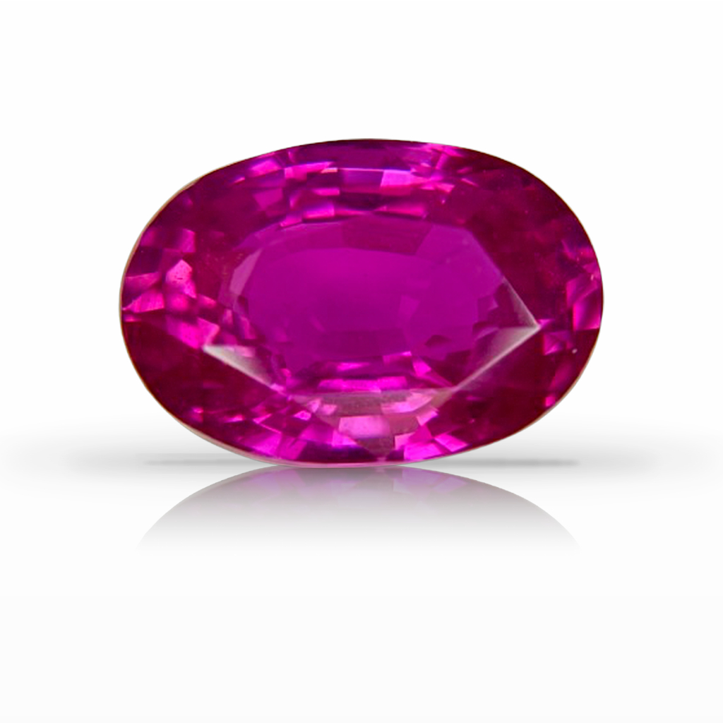 6.99ct Sapphire, Oval, Pink gemstone, 12.6 x 8.7MM, item #7620