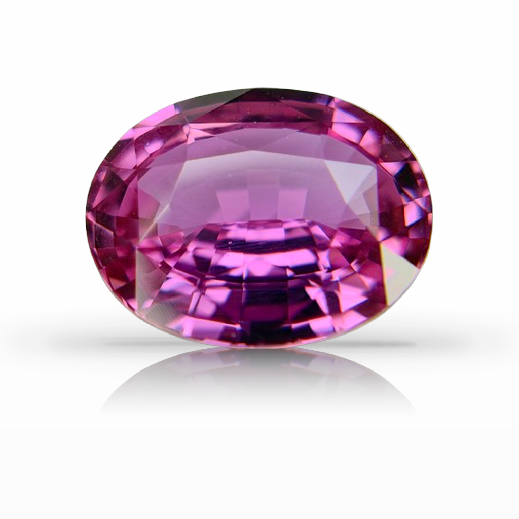 2.52ct Sapphire, Oval, Pink gemstone, 9.5 x 7.6MM, item #7623