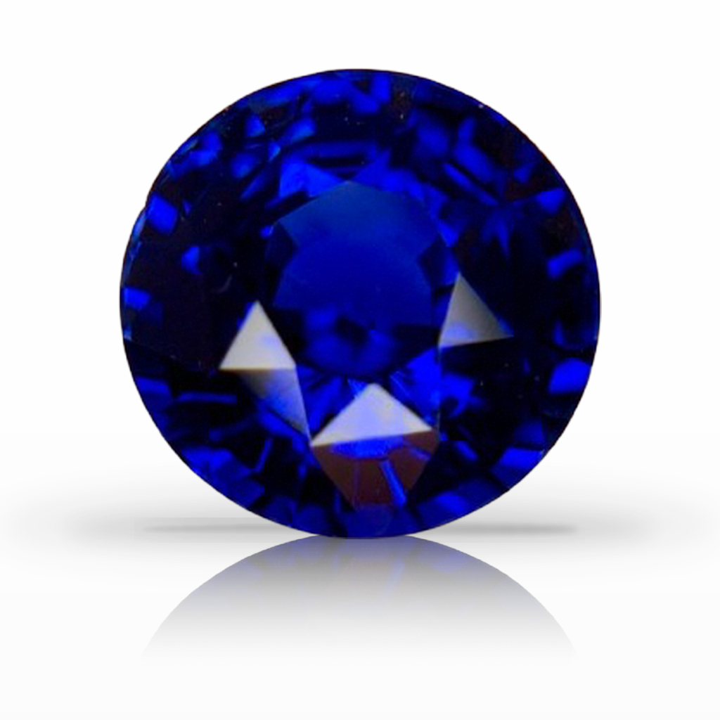 4.54ct Sapphire, Round, Blue, 9.2MM gemstone, 9.2MM, item #7629