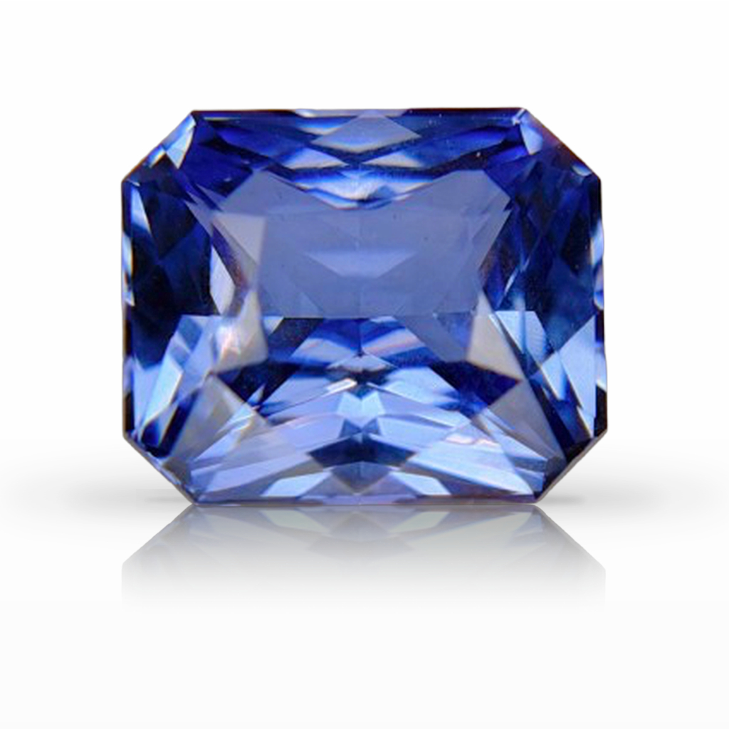 3.12ct Sapphire, Radiant Cut, Blue gemstone, 9 x 7.6MM, item #7635