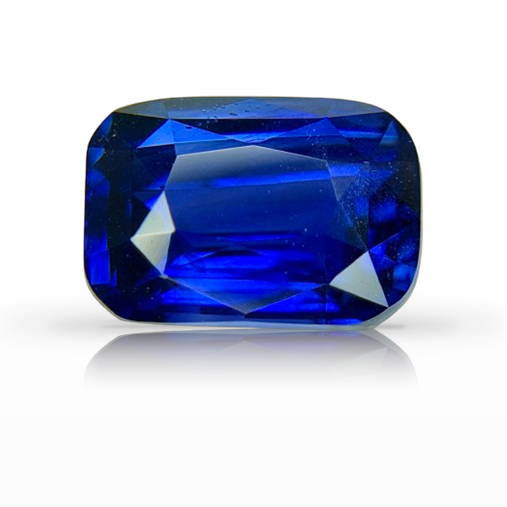 3.01ct Sapphire, Cushion, Blue, Ceylon, No Heat gemstone, 9.2 x 6.5MM, item #7636