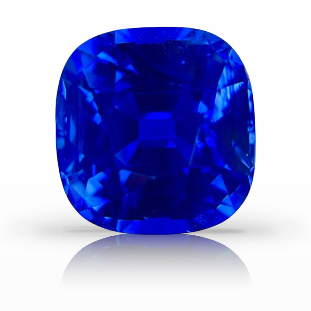 4.53ct Sapphire, Cushion, Blue, Ceylon, No Heat gemstone, 9.1 × 8.8MM, item #7643